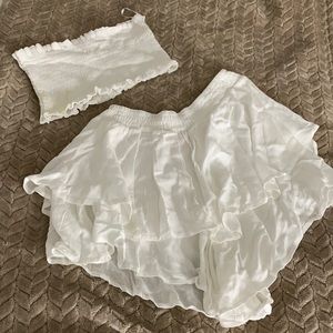 Showpo white 2 piece set